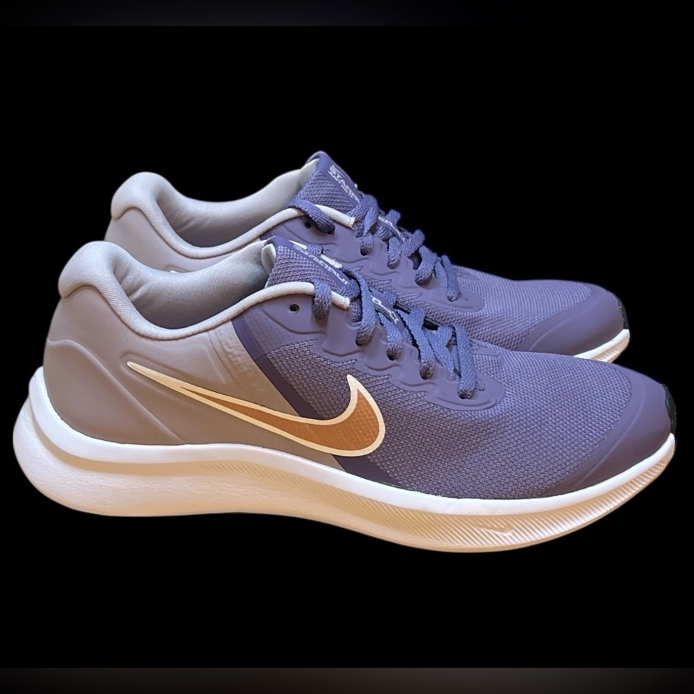 Nike Star Runner 3 GS Girls Shoes Canyon Purple Amethyst Ash Sz 6.5Y no box‎